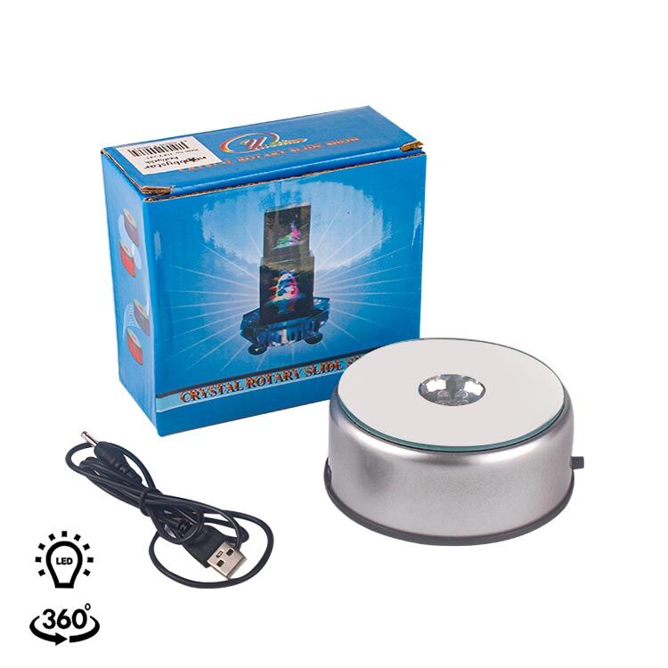 Led Işıklı Dönen Stand 10,5 cm