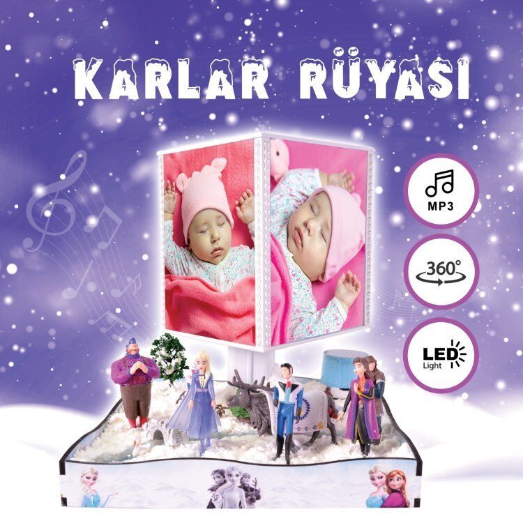 Karlar Ülkesi Elsa Teraryum Abajur