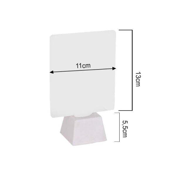 Ledli Karalama Tahtası 18 cm Dikdörtgen