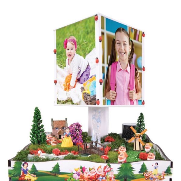 Pamuk Prenses ve Yedi Cüceler Teraryum Abajur