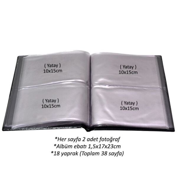 Yeşil Fotoğraf Albümü 76'lık 10x15