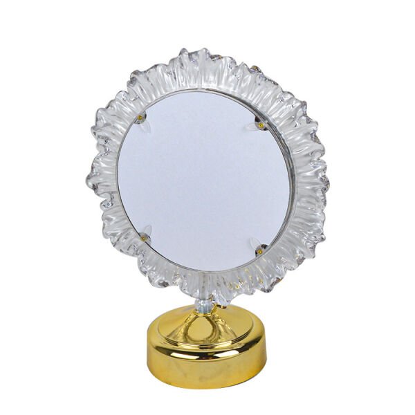 Led Işıklı Yuvarlak Kristal Fotoğraf Çerçevesi 20x26 cm