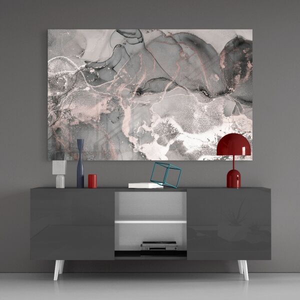 Tatlı Pembe Cam Tablo