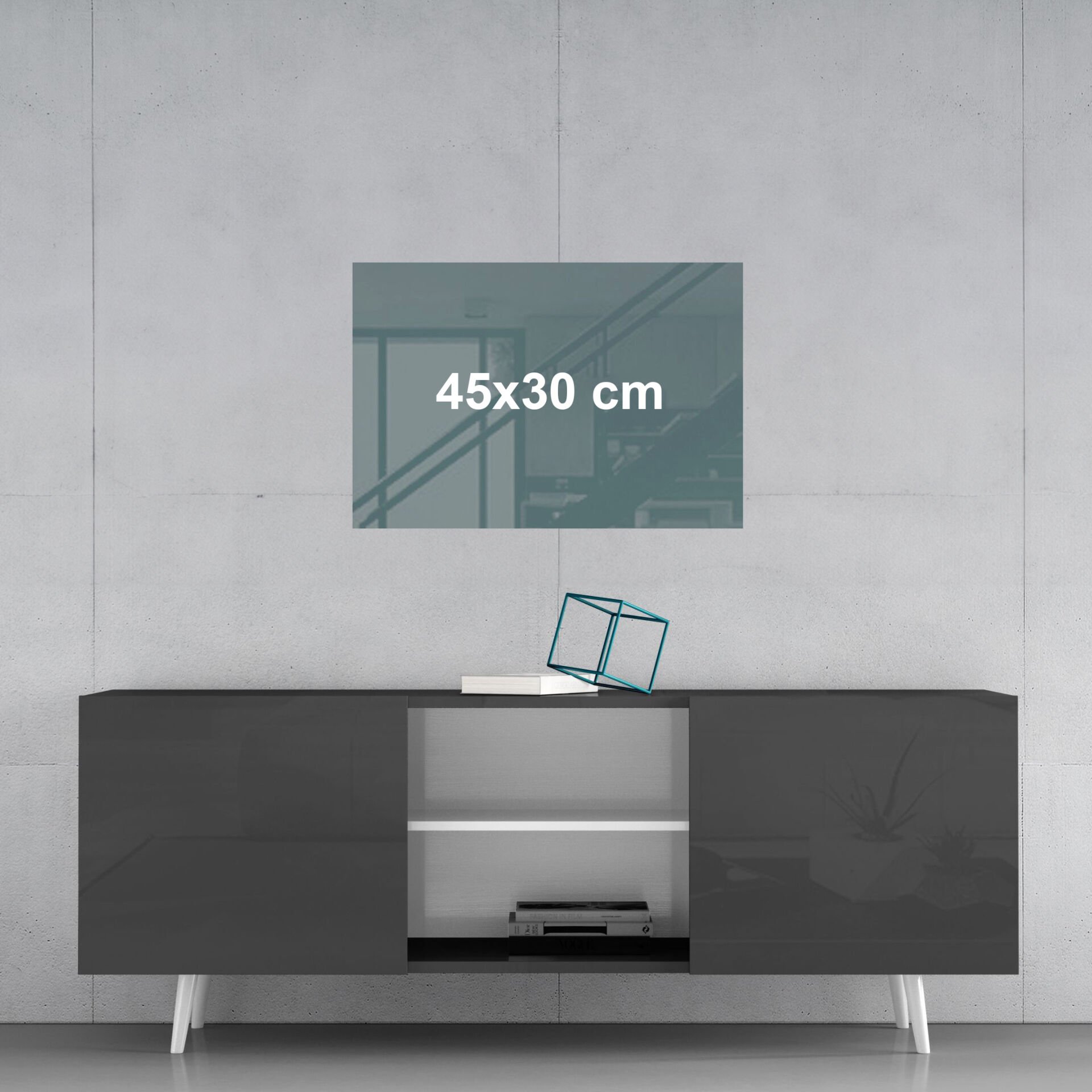 Kişiye Özel Cam Tablo 45x30 cm (Yatay)