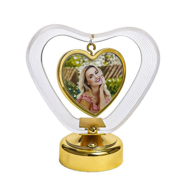 Ledli Fotoğraf Çerçevesi Kalpli 21x28 cm