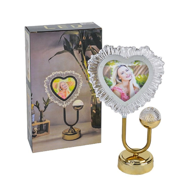 Ledli Fotoğraf Çerçevesi Kalpli 20x35 cm