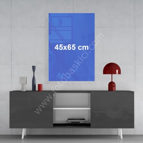 Kişiye Özel Cam Tablo 45x65 cm (Dikey)