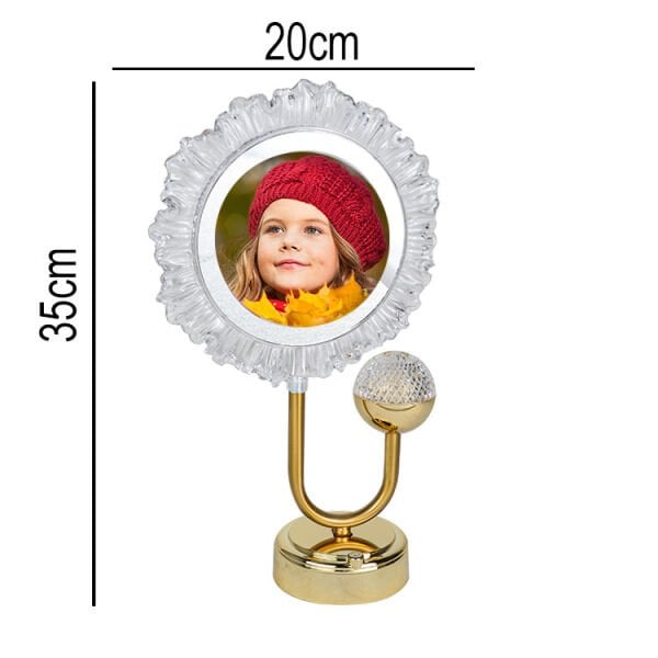 Ledli Fotoğraf Çerçevesi Yuvarlak 20x35 cm