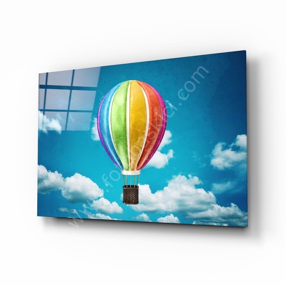 Uçan Balon Cam Tablo