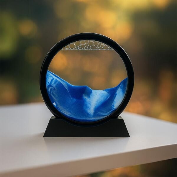 Dekoratif Sulu Yuvarlak Kum Saati