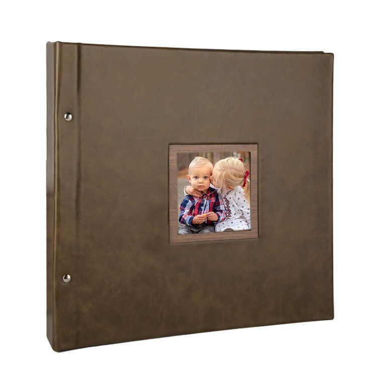 Deri Fotoğraf Albümü Açık Kahve 600'lük 10x15