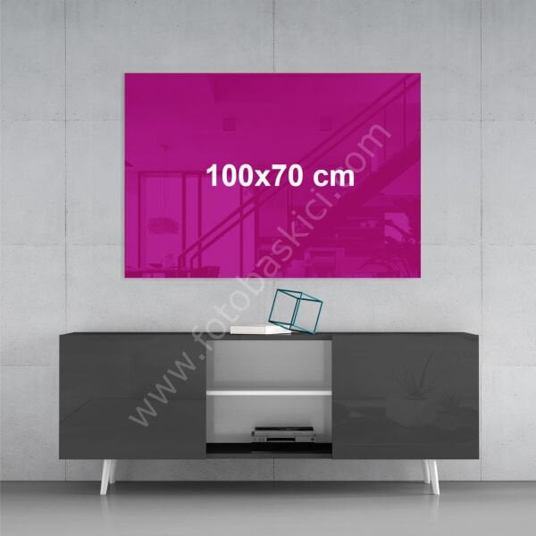 Kişiye Özel Cam Tablo 100x70 cm (Yatay)