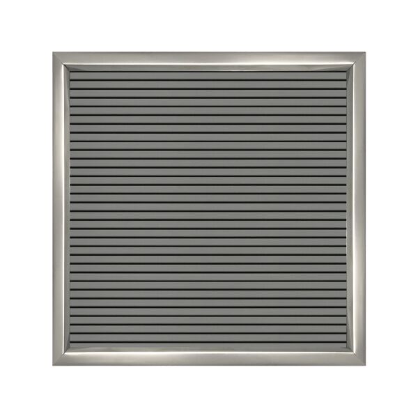 189 Harfli Gümüş Renk Mesaj Yazı Panosu 25x25 cm