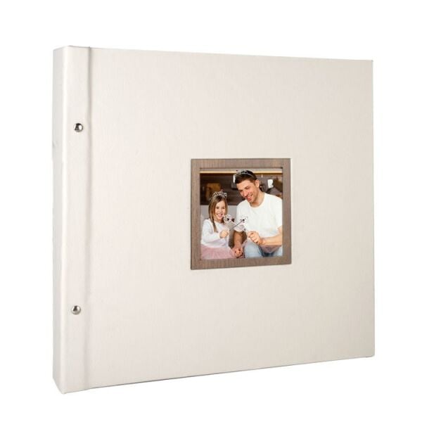 Deri Fotoğraf Albümü Açık Krem 600'lük 10x15