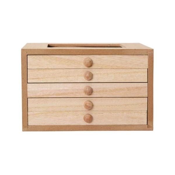 Pencereli ve Çekmeceli Ahşap Fotoğraf Albümü 100'lük 10x15