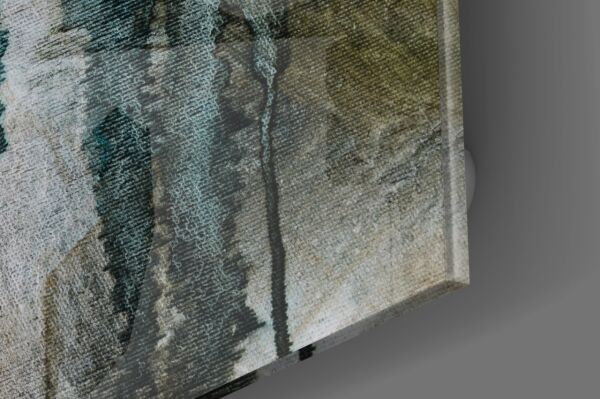 Soyut Renkler Cam Tablo