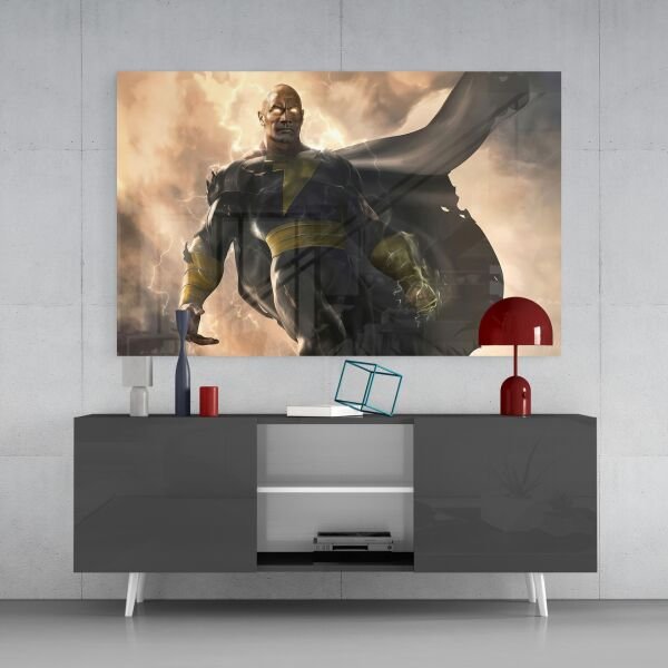 Siyah Adam Cam Tablo