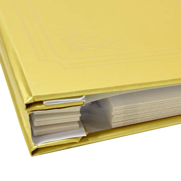 Yapışkanlı Manyetik Fotoğraf Albüm (Altın Sarısı) 24x27 cm