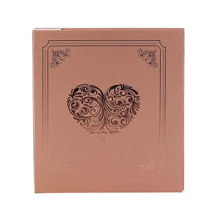 Yapışkanlı Manyetik Fotoğraf Albüm (Somon) 24x27 cm