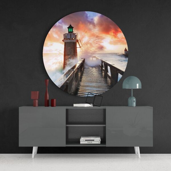 Deniz Feneri Cam Tablo