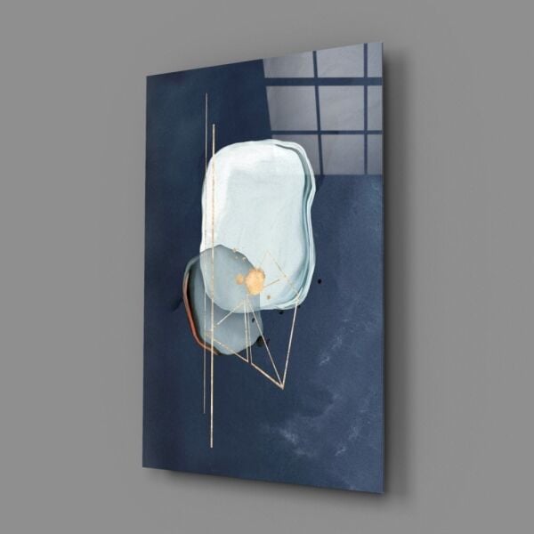 Abstract Gri Cam Tablo