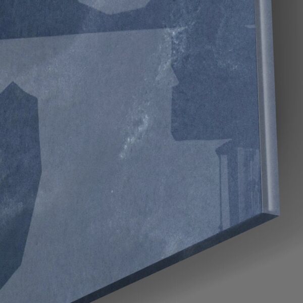 Abstract Gri Cam Tablo