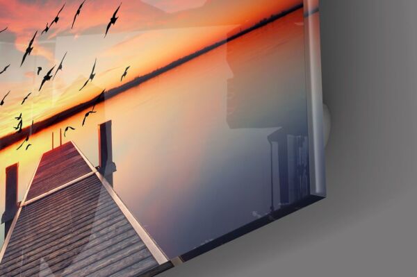 Kızıl Rıhtım Cam Tablo No:1076