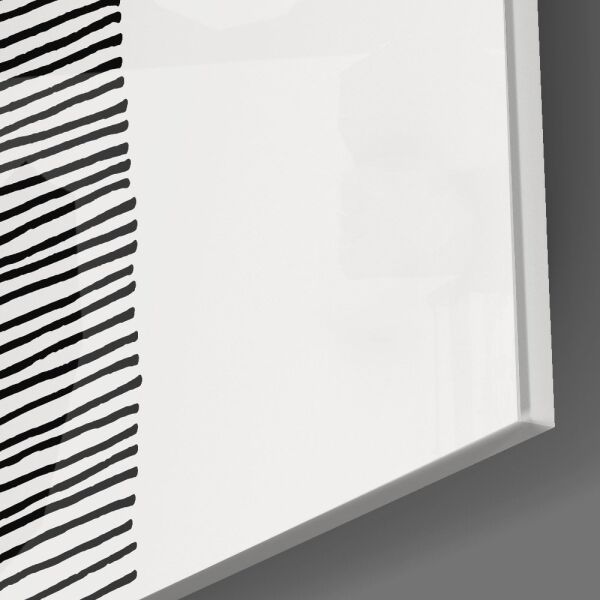 Soyut Şekiller Cam Tablo No:2062