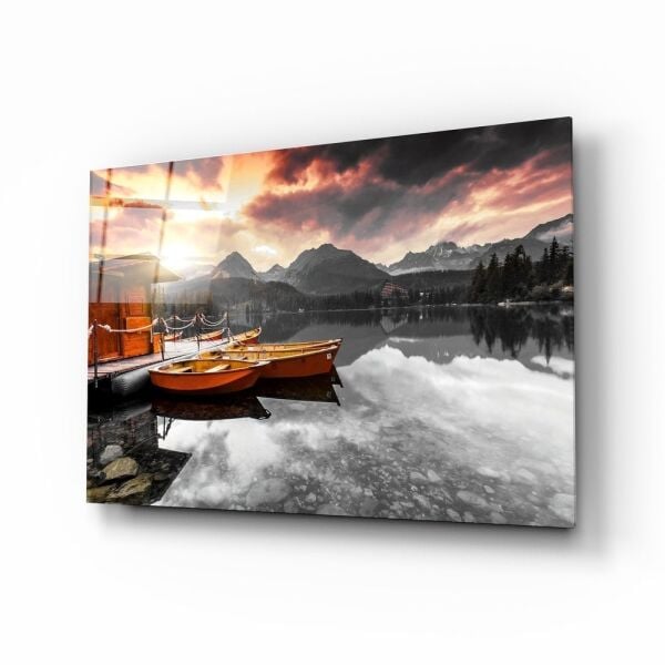 Gün Doğumu Cam Tablo