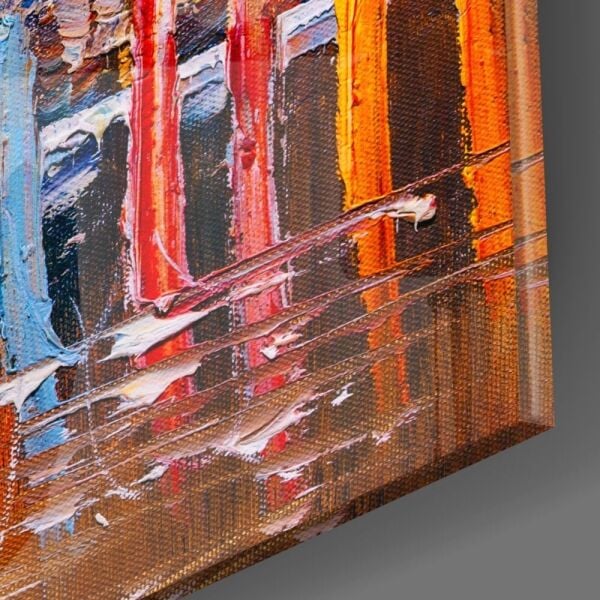 İlüstrasyon Gemiler Cam Tablo