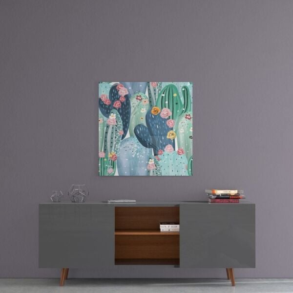 Kaktüs Cam Tablo