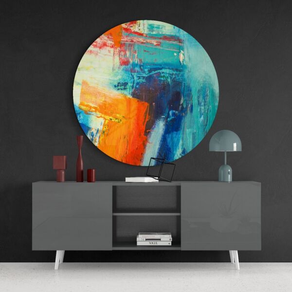 Soyut Cam Tablo No:2056