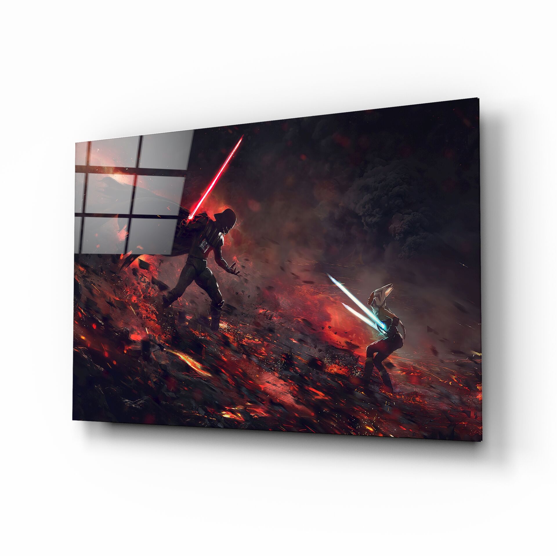 Darth Vader Vs Ahsoka Tano Cam Tablo