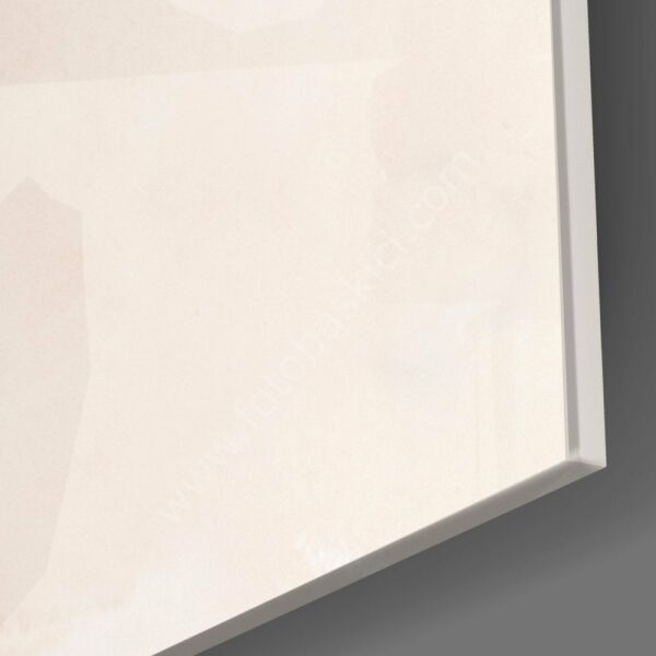 Abstract Bej Cam Tablo