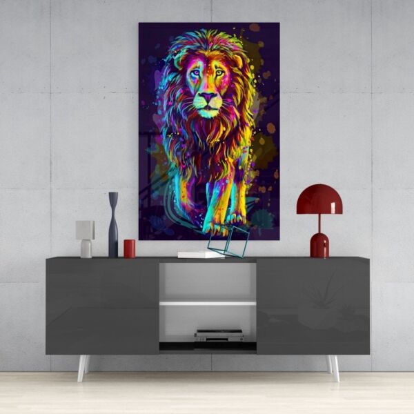 Aslan Cam Tablo No:1054