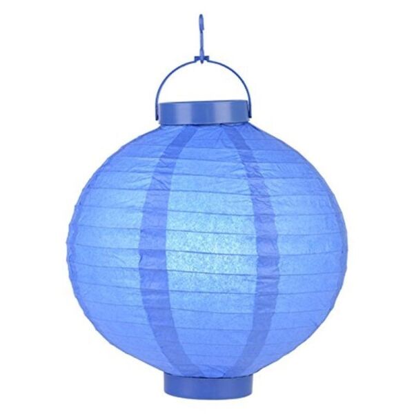 Led Işıklı 25 cm Kağıt Japon Feneri (Lacivert)