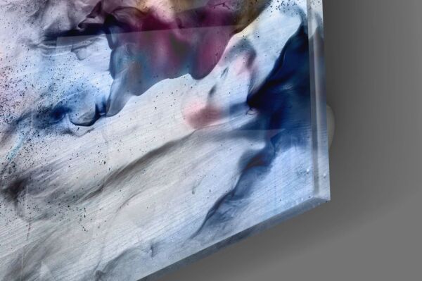 Renkli Duman Cam Tablo