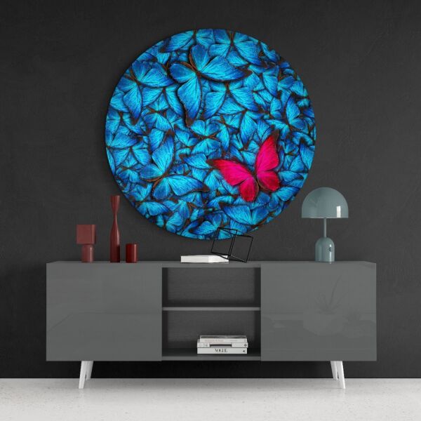 Kelebeğin Rüyası Cam Tablo