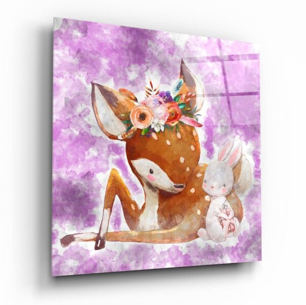 Sevimli Ceylan Cam Tablo