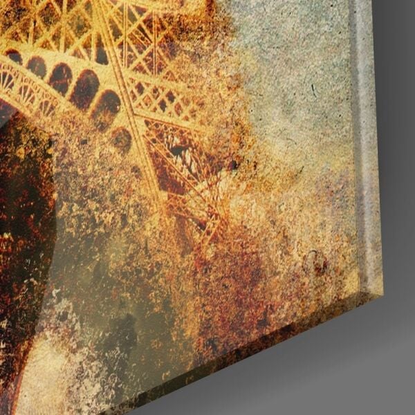 Eyfel Kulesi Cam Tablo