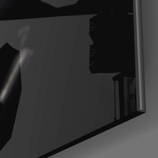 Pembe Kadın Cam Tablo