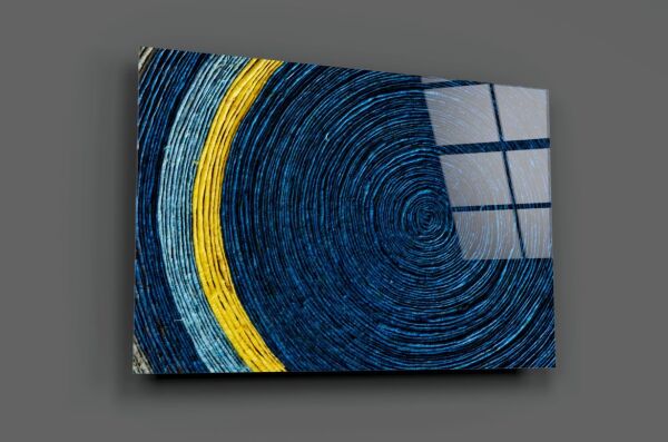 Renkli Helezon Cam Tablo