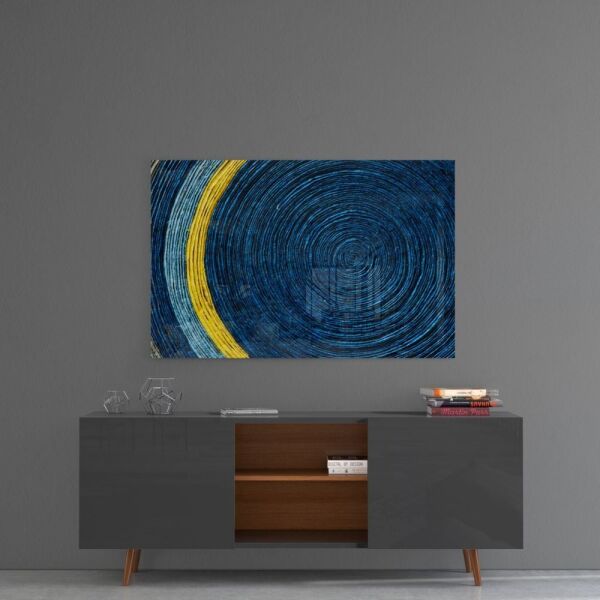 Renkli Helezon Cam Tablo