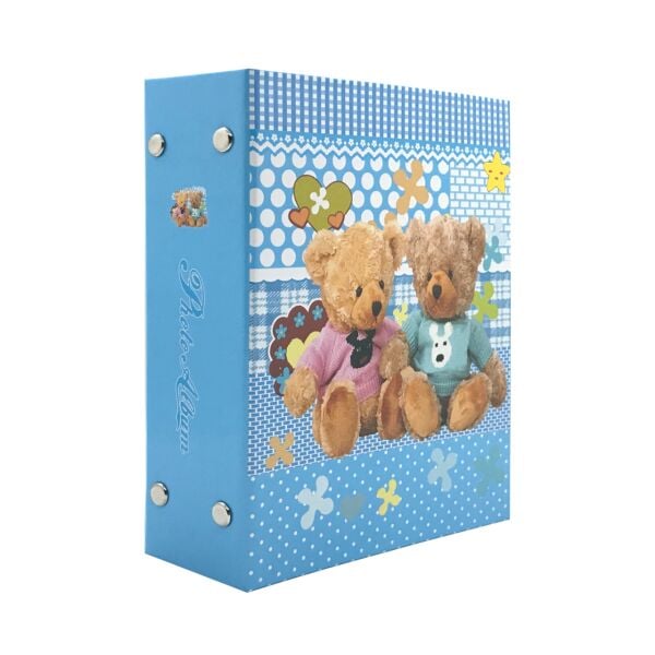 Ayıcık Temalı Mavi Fotoğraf Albümü 96'lık 10x15