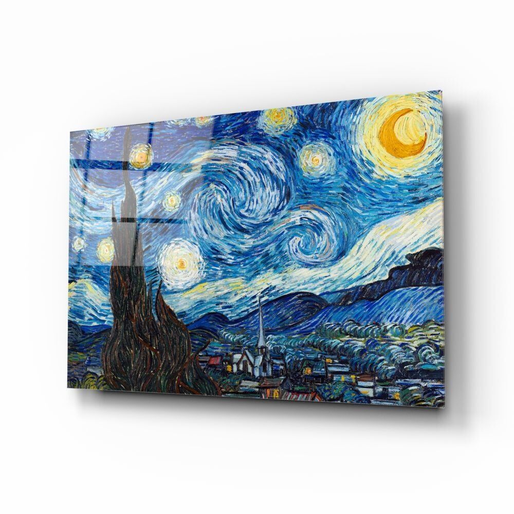 Van Gogh Stary at Night Cam Tablo