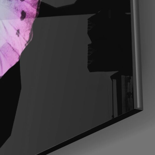 Kelebeğin Zarafeti Cam Tablo