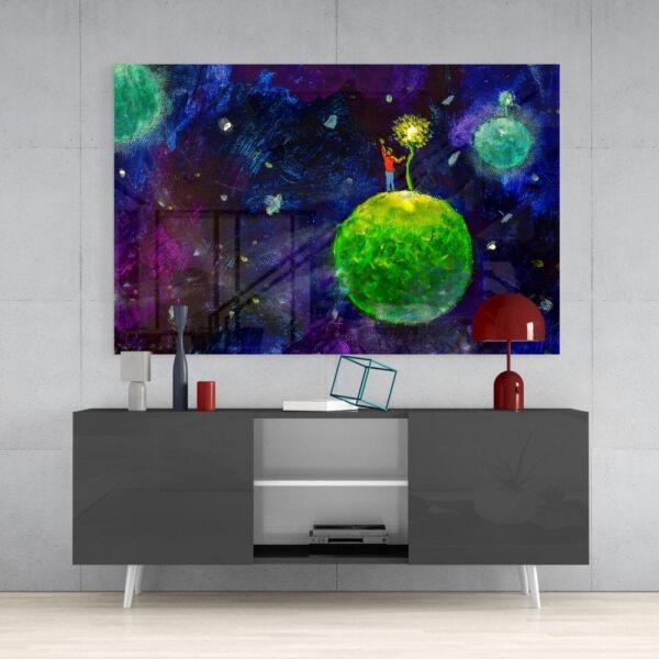 Küçük Prens Cam Tablo