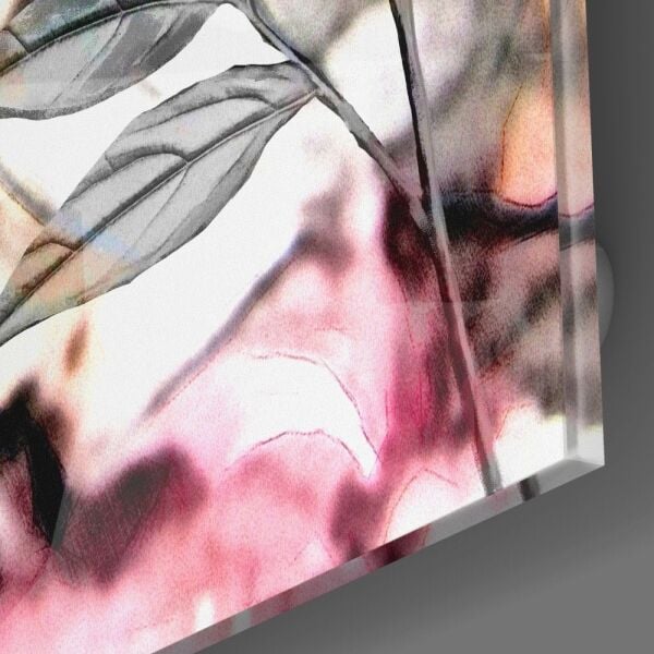 Çiçekler Cam Tablo