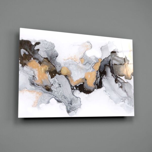 Renkli Duman Cam Tablo