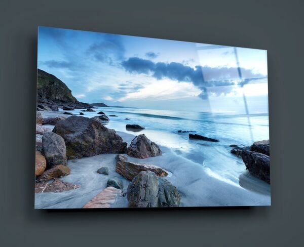 Deniz Manzara Cam Tablo No:2037